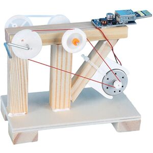 TLILY DIY Hand Crank Generator Model Assembled Physics Experiment Kit Early Education Toy Self-Made Scientific TLILY DIY Hand Crank Generator Model Assembled Physics Experiment Kit Early Education Toy Self-Made Scientific