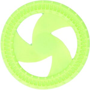 Groofoo - Dog Flying Disc Toy Soft Teeth Cleaning Interactive Silicone Pet Flying Disk Chewing Toy for Outdoor Training Green Groofoo - Dog Flying Disc Toy Soft Teeth Cleaning Interactive Silicone Pet Flying Disk Chewing Toy for Outdoor Training Green