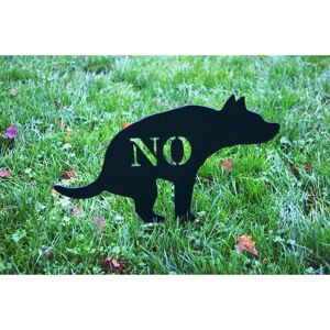 Dog on Stake - Garden Ornament - Solid Steel - W34.3 x H25.4 cm - Bare Metal/Ready to Rust Dog on Stake - Garden Ornament - Solid Steel - W34.3 x H25.4 cm - Bare Metal/Ready to Rust