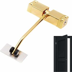 Linghhang - Door Closer - Small Adjustable Quiet Self Closing Door Closer Safety Door Closer for Homes, Offices, Metal & Wood Doors, Residential & Linghhang - Door Closer - Small Adjustable Quiet Self Closing Door Closer Safety Door Closer for Homes, Offices, Metal & Wood Doors, Residential &