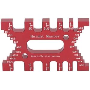 TLILY Dovetail Jig Tenon Caliper,Aluminum Alloy Scale Measuring Tool Woodworking Saw Table Machine for Router and Table Saw-Red TLILY Dovetail Jig Tenon Caliper,Aluminum Alloy Scale Measuring Tool Woodworking Saw Table Machine for Router and Table Saw-Red