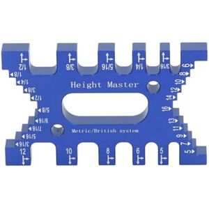 TLILY Dovetail Jig Tenon Caliper,Aluminum Alloy Scale Measuring Tool Woodworking Saw Table Machine for Router and Table Saw-Blue TLILY Dovetail Jig Tenon Caliper,Aluminum Alloy Scale Measuring Tool Woodworking Saw Table Machine for Router and Table Saw-Blue