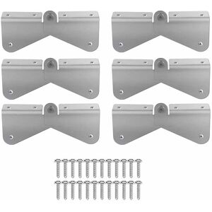 COOCHEER Downspout Extension Hinge, Stainless Steel Flip Down Hinge with Screws for Easy Gutter Installation (6pcs) COOCHEER Downspout Extension Hinge, Stainless Steel Flip Down Hinge with Screws for Easy Gutter Installation (6pcs)