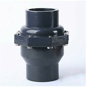 DERRUI Drain valve non-return valve water check valve pvc inner diameter 40mm,DN32 (Inner Diameter 40mm) DERRUI Drain valve non-return valve water check valve pvc inner diameter 40mm,DN32 (Inner Diameter 40mm)