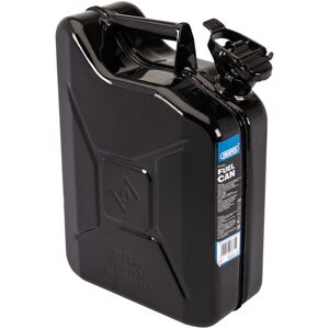 DRAPER TOOLS Draper 10L Black Steel Fuel Can - Durable, Leak-Proof Gasoline Container for Safe Storage DRAPER TOOLS Draper 10L Black Steel Fuel Can - Durable, Leak-Proof Gasoline Container for Safe Storage