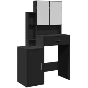 Dressing Table with Cabinet Black 80x35x132 cm Vidaxl Dressing Table with Cabinet Black 80x35x132 cm Vidaxl