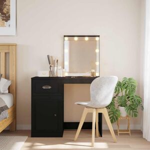 Vidaxl - Dressing Table with led Lights Black 90x42x132.5 cm Vidaxl - Dressing Table with led Lights Black 90x42x132.5 cm