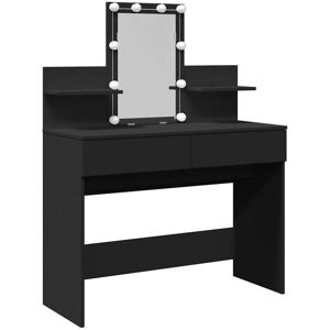 Dressing Table with led Black 100x40x130 cm Vidaxl Dressing Table with led Black 100x40x130 cm Vidaxl