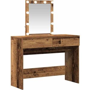 Vidaxl - Dressing Table Old Wood 100 x 40 x 130 cm Engineered wood Vidaxl - Dressing Table Old Wood 100 x 40 x 130 cm Engineered wood