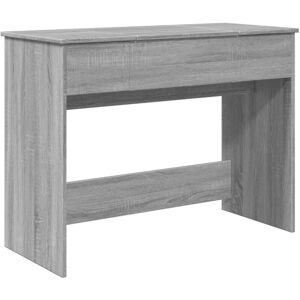Vidaxl - Dressing Table with Mirror Grey Sonoma 100x45x76 cm Vidaxl - Dressing Table with Mirror Grey Sonoma 100x45x76 cm