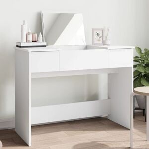 Bonnevie - Dressing Table,Vanity Table with Mirror White 100x45x76 cm VSVS5072644 Bonnevie - Dressing Table,Vanity Table with Mirror White 100x45x76 cm VSVS5072644