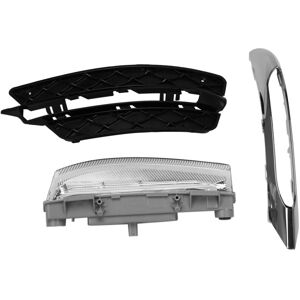 Tlily - drl r/l Front Bumper Grill Molding led Fog Light Daytime Running Light Fog Lamp For Mercedes For Benz W204 C-Class 2012-14 Left Tlily - drl r/l Front Bumper Grill Molding led Fog Light Daytime Running Light Fog Lamp For Mercedes For Benz W204 C-Class 2012-14 Left