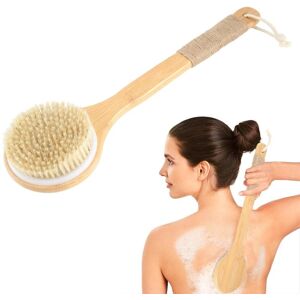 TLILY Dry Skin Body Brush Bath Exfoliating Natural Bristles Back Scrubber with Long Wooden Handle for Shower, Remove , Reduce Cellulite & Boost Lymphatic TLILY Dry Skin Body Brush Bath Exfoliating Natural Bristles Back Scrubber with Long Wooden Handle for Shower, Remove , Reduce Cellulite & Boost Lymphatic