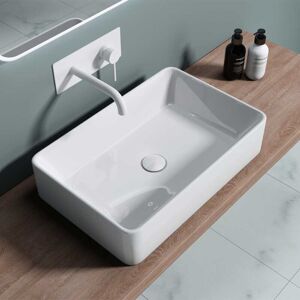 Durovin Bathrooms - Countertop Sink - Rectangular Upright Wall Flat Bottom 580 x 380 x 130mm Durovin Bathrooms - Countertop Sink - Rectangular Upright Wall Flat Bottom 580 x 380 x 130mm