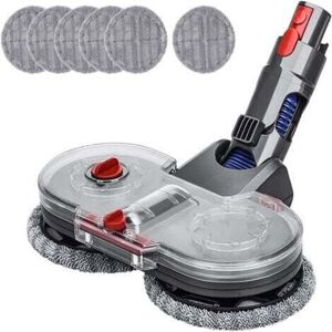 TOOLIVE Dyson V7 V8 V10 V11 Vacuum Cleaner Electric Mop Attachment with Removable Water Tank TOOLIVE Dyson V7 V8 V10 V11 Vacuum Cleaner Electric Mop Attachment with Removable Water Tank