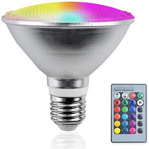 Tonchean - E27 led Bulb,RGBW PAR38 led Spot Light Bulb 20W E27 Dimmable IP65 Outdoor Lamp,Floodlight with Remote Control for Holiday Party Courtyard Tonchean - E27 led Bulb,RGBW PAR38 led Spot Light Bulb 20W E27 Dimmable IP65 Outdoor Lamp,Floodlight with Remote Control for Holiday Party Courtyard