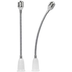 COOCHEER E27 socket 27.5CM extension, E27 to E27 socket extension, lamp holder, 2-pack COOCHEER E27 socket 27.5CM extension, E27 to E27 socket extension, lamp holder, 2-pack