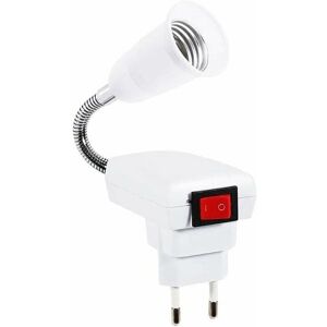 Dewdat - E27 Socket with Wireless Switch, 360 Degree Dimmable led Bulb Door Light for Bedroom Office (Without Bulb) Dewdat - E27 Socket with Wireless Switch, 360 Degree Dimmable led Bulb Door Light for Bedroom Office (Without Bulb)