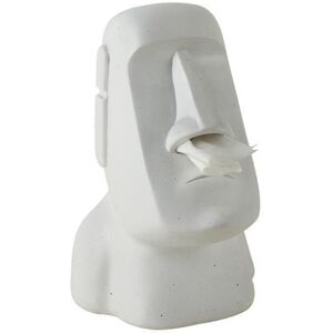 TLILY Easter Island Stone Statue Paper Towel Box Home Decoration Statue Retro Living Room Decoration Home Accessories-White TLILY Easter Island Stone Statue Paper Towel Box Home Decoration Statue Retro Living Room Decoration Home Accessories-White