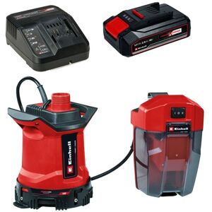 Einhell GE-DP 18v Power X-Change Cordless Submersible Water Pump +2.5AH Kit Einhell GE-DP 18v Power X-Change Cordless Submersible Water Pump +2.5AH Kit