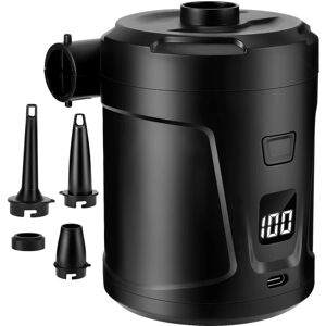 WOIYIC Electric Air Pump, 5200mAh Rechargeable Battery with 3 Air Nozzles, Portable Inflator, Fast Inflator for Inflatable Boat, Air Mattress, Paddling WOIYIC Electric Air Pump, 5200mAh Rechargeable Battery with 3 Air Nozzles, Portable Inflator, Fast Inflator for Inflatable Boat, Air Mattress, Paddling