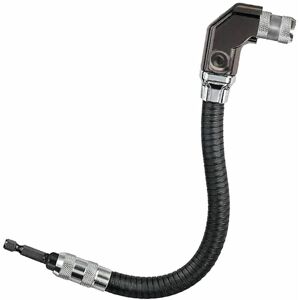 DEWDAT Electric Drill Extension Rod Flexible Shaft Extension Rod Electric Drill Universal Flexible Shaft Connecting Rod,Flexible Angle Head, Black DEWDAT Electric Drill Extension Rod Flexible Shaft Extension Rod Electric Drill Universal Flexible Shaft Connecting Rod,Flexible Angle Head, Black