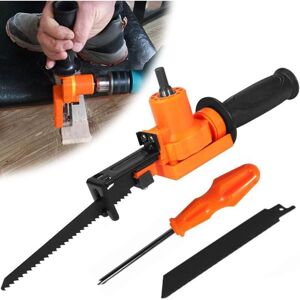 Tinor - Electric drill modified electric saw electric reciprocating saw Double Blade Wood Reciprocating Saw Adapter Tinor - Electric drill modified electric saw electric reciprocating saw Double Blade Wood Reciprocating Saw Adapter