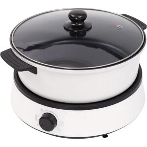 CNCEST Electric Hot Pot, Cooker Separable Shabu Shabu Pot with Divider,Hotpot Pot Cooker Dual Sided,Non-Stick 4L Fondue Pot for 1-5 People,Suitable for CNCEST Electric Hot Pot, Cooker Separable Shabu Shabu Pot with Divider,Hotpot Pot Cooker Dual Sided,Non-Stick 4L Fondue Pot for 1-5 People,Suitable for