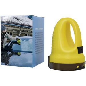ENSOLEILLE Electric Ice Scraper, Windshield Snow Removal Tool, Car Defroster, Multifunction Yellow ENSOLEILLE Electric Ice Scraper, Windshield Snow Removal Tool, Car Defroster, Multifunction Yellow