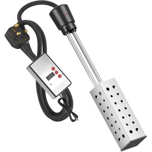 GOTRAYS Electric Immersion Water Heater, Bucket Water Heater, Household High Power Submersible Pool Bathtub Heater with Thermostat,Auto Shutoff GOTRAYS Electric Immersion Water Heater, Bucket Water Heater, Household High Power Submersible Pool Bathtub Heater with Thermostat,Auto Shutoff