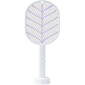 COOCHEER Electric Insect Racket Foldable Mosquito Racket 2700V 1800mAh Powerful Rechargeable Electric Swatter with USB-C Charging Cable Against Mosquitoes COOCHEER Electric Insect Racket Foldable Mosquito Racket 2700V 1800mAh Powerful Rechargeable Electric Swatter with USB-C Charging Cable Against Mosquitoes