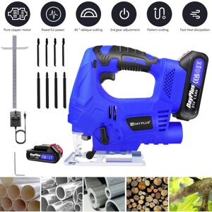 Briefness - Electric Jigsaw Cordless Cutting Sawing Saw diy Workshop Woodwork Garage Battery Briefness - Electric Jigsaw Cordless Cutting Sawing Saw diy Workshop Woodwork Garage Battery