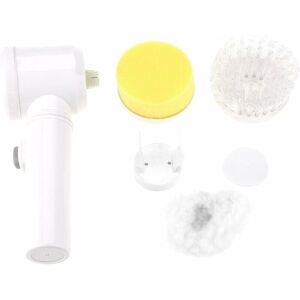 Orchidée - Electric Spin Scrubber Cleaning Brush Bathroom Brush with 3 Replaceable Cleaning Brush Heads Orchidée - Electric Spin Scrubber Cleaning Brush Bathroom Brush with 3 Replaceable Cleaning Brush Heads
