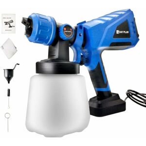 Dayplus - Electric Spray Gun 550W, Advanced Handheld Paint Sprayer with 3 Spray Patterns and 1000ml/min Paint Sprayer 1000ml Detachable Container Dayplus - Electric Spray Gun 550W, Advanced Handheld Paint Sprayer with 3 Spray Patterns and 1000ml/min Paint Sprayer 1000ml Detachable Container