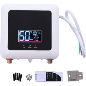 CNCEST Electric Tankless Instant Hot Water Heater, Thermostatic Boiler Under Sink for Kitchen Bath 7500W with Remote Control CNCEST Electric Tankless Instant Hot Water Heater, Thermostatic Boiler Under Sink for Kitchen Bath 7500W with Remote Control