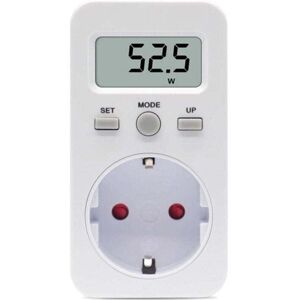 YMYNY Electricity consumption meter, electric meter for socket, energy cost meter, electricity cost meter, electric meter, socket with digital display, mumu YMYNY Electricity consumption meter, electric meter for socket, energy cost meter, electricity cost meter, electric meter, socket with digital display, mumu