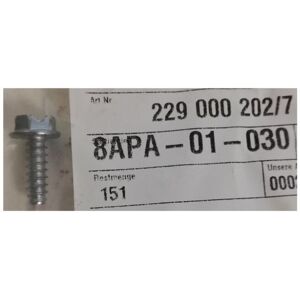 Electrolux - 2290002027 Handle screw 4.2x13mm refrigerator Electrolux - 2290002027 Handle screw 4.2x13mm refrigerator