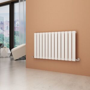 ELEGANT 600x988mm Horizontal Designer Flat Panel Column Radiator White Central Heating with Chrome Thermostatic Radiator Valves ELEGANT 600x988mm Horizontal Designer Flat Panel Column Radiator White Central Heating with Chrome Thermostatic Radiator Valves
