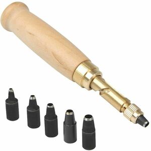 TRIMEC Emporte-pièce Outil De Perforation De Cuir Automatique, Outil De Perforation Pour Cuir Couture Poinçon Automatique Perforateur De Ceinture Avec Tête TRIMEC Emporte-pièce Outil De Perforation De Cuir Automatique, Outil De Perforation Pour Cuir Couture Poinçon Automatique Perforateur De Ceinture Avec Tête