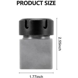 TLILY ER32 Collet Chucks Block Set of 2 Square and Hex Workholding Holder for cnc Lathe Engraving Machine TLILY ER32 Collet Chucks Block Set of 2 Square and Hex Workholding Holder for cnc Lathe Engraving Machine