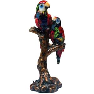 Tlily - European Style Resin Parrot Statue for Tabletop Ornament Accessory Gift Supplies Home Office Landscape Decor,B Tlily - European Style Resin Parrot Statue for Tabletop Ornament Accessory Gift Supplies Home Office Landscape Decor,B