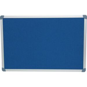 Offis - Executive Felt Notice Board 900X600MM Blue/Aluminium Trim Offis - Executive Felt Notice Board 900X600MM Blue/Aluminium Trim