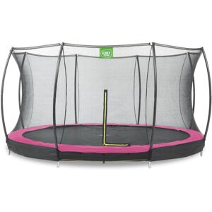 Exit Toys - exit Silhouette ground trampoline 14ft with safety net - pink Exit Toys - exit Silhouette ground trampoline 14ft with safety net - pink
