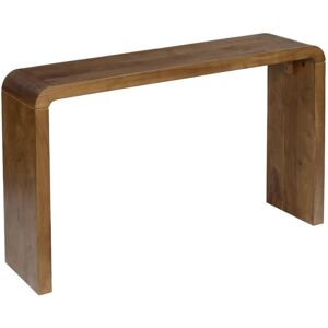 SWEEEK Exotic Acacia Wood Console, Dana, Walnut coloured, 120x30x75 cm SWEEEK Exotic Acacia Wood Console, Dana, Walnut coloured, 120x30x75 cm
