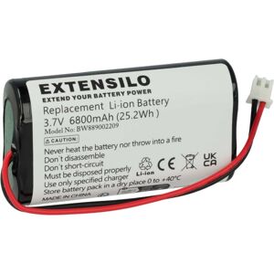 Extensilo - 1x Battery compatible with Zafferano Poldina Pro Mini Table Light, Reading Lamp, Night Light (6800mAh, 3.7 v, Li-Ion) Extensilo - 1x Battery compatible with Zafferano Poldina Pro Mini Table Light, Reading Lamp, Night Light (6800mAh, 3.7 v, Li-Ion)