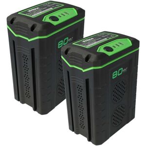 EXTENSILO 2x Battery compatible with Stiga Multiclip 47 S AE, Combi 50 S AE, Model-1, Multiclip 47 AE Power Tools (2500 mAh, Li-Ion, 80 V) EXTENSILO 2x Battery compatible with Stiga Multiclip 47 S AE, Combi 50 S AE, Model-1, Multiclip 47 AE Power Tools (2500 mAh, Li-Ion, 80 V)