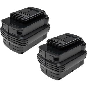 Extensilo - 2x Battery compatible with Dewalt DC223KB, DC224, DC223, DC224KA, DC222, DC222KB, DC223KA, DC222KA Power Tools (3300 mAh, NiMH, 24 v) Extensilo - 2x Battery compatible with Dewalt DC223KB, DC224, DC223, DC224KA, DC222, DC222KB, DC223KA, DC222KA Power Tools (3300 mAh, NiMH, 24 v)
