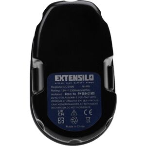 Extensilo - 2x Battery compatible with Dewalt DCD980L2, DCF059KL, DCD985L2, DCD959KX, DCD970KL, DCD959VX Power Tools (3300 mAh, NiMH, 18 v) Extensilo - 2x Battery compatible with Dewalt DCD980L2, DCF059KL, DCD985L2, DCD959KX, DCD970KL, DCD959VX Power Tools (3300 mAh, NiMH, 18 v)