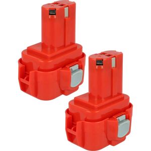 Extensilo - 2x Replacement Battery compatible with Makita 6903VD, 6903VDW, 6903VDWE, 6907DWE, 6940D, 6940DW Power Tools (3300 mAh, NiMH, 9.6 v) Extensilo - 2x Replacement Battery compatible with Makita 6903VD, 6903VDW, 6903VDWE, 6907DWE, 6940D, 6940DW Power Tools (3300 mAh, NiMH, 9.6 v)