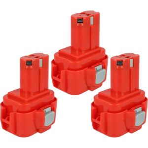EXTENSILO Makita Battery Pack - 3x 3300mAh NiMH - 9.6V - Compatible EXTENSILO Makita Battery Pack - 3x 3300mAh NiMH - 9.6V - Compatible